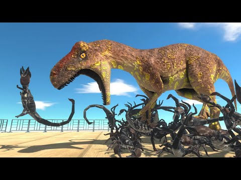 Jump above Poison Cage - Animal Revolt Battle Simulator