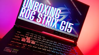 Asus ROG Strix G15 G513 unboxing