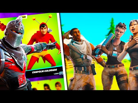 FIZ UM MESTRE MANDOU VALENDO O CHAPOLIN COLORADO DE GRAÇA NO FORTNITE!