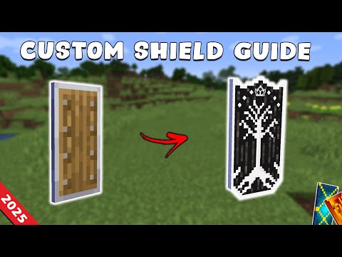How to Make CUSTOM SHIELD in Minecraft (TUTORIAL)