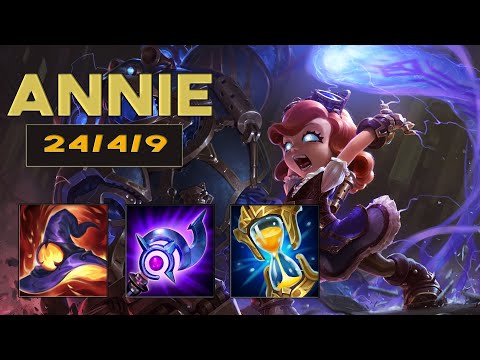 (S+) CRAZY 24 KILL ANNIE GAME | MID vs. SETT | 1 Q ONE SHOT!! | FULL GAME