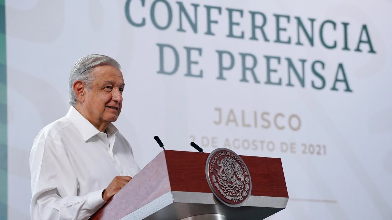 Mañanera de AMLO del 2 de agosto de 2021
