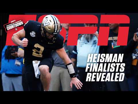 2025 Heisman Trophy Finalists Revealed 🏆 | Monday Night Countdown