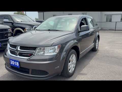 2018 Dodge Journey Canada Value Pkg FWD in Billet Metallic for sale at Budds' Chevrolet in Oakville, ON