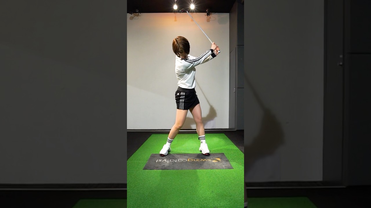 力を逃さないインパクト！ #yukopremiumsalon #ゴルフ #golf #ゴルフレッスン