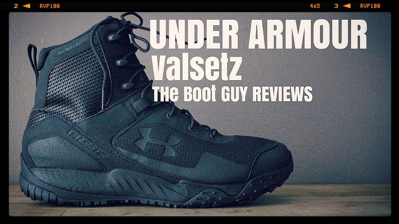 UNDER ARMOUR Valsetz RTS Side-Zip Tactical Style #1257847 [ The Boot Guy Reviews ]