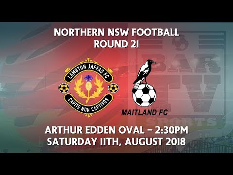 2018 NNSWF NPL Round 21 - Lambton Jaffas FC v Maitland Magpies FC