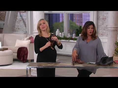 Clarks Artisan Leather Lace-up Ankle Boots - Wilrose Sage on QVC