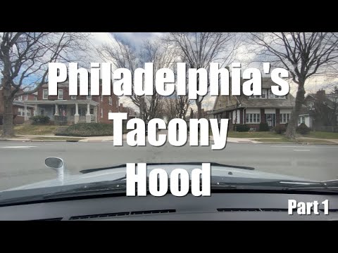 Driving Tour Philadelphia's Tacony Hood | Dense Suburban Historic Torresdale Ave Part 1 (Narrated)