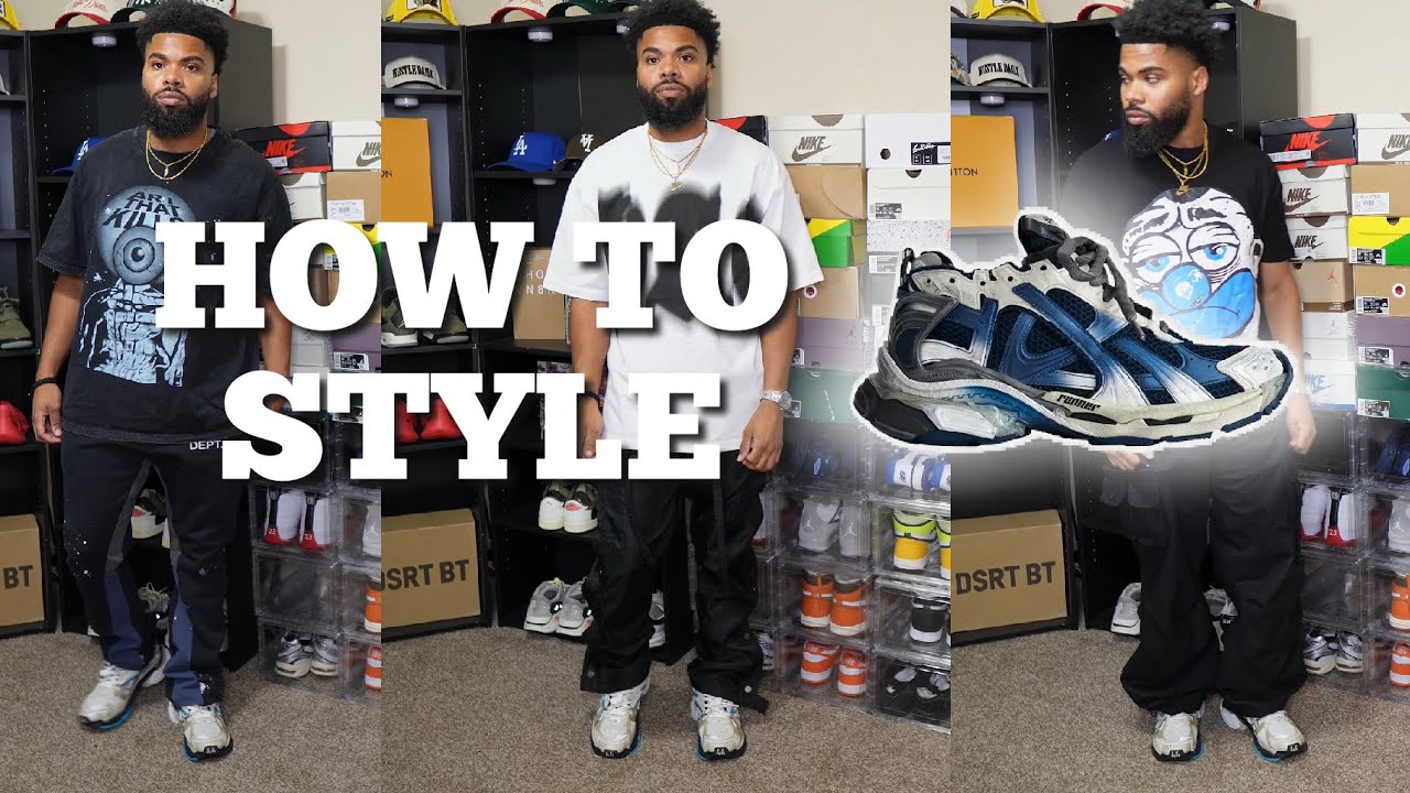 HOW TO STYLE BALENCIAGA RUNNERS ( Style tips + on foot review)