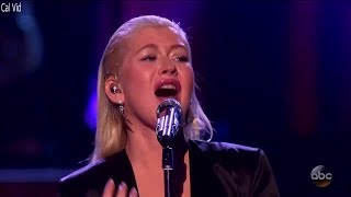 Christina Aguilera Whitney Houston AMA Tribute I Have Nothing, Run To You, I&#39;m Every Woman 2017