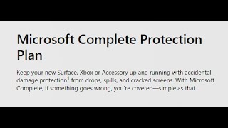Microsoft Complete Warranty (You Want This)