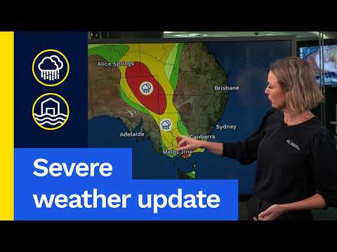 Severe Weather Update 23 February 2026: Rain, flooding possible for interior and south-east Aus