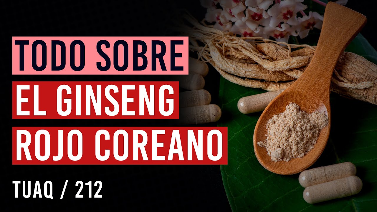 Todo sobre el #GINSENG ROJO COREANO