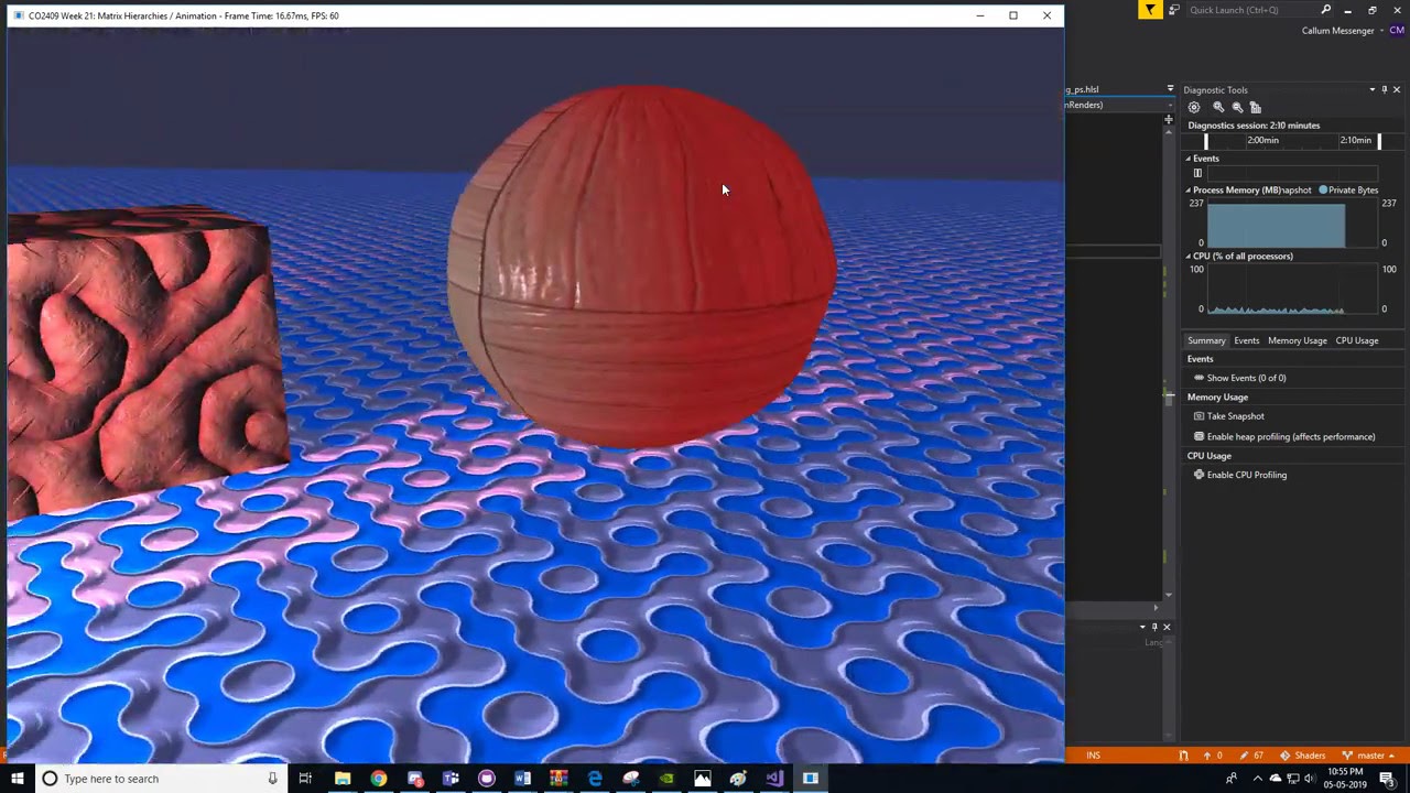 UCLan Graphics Assignment - complete