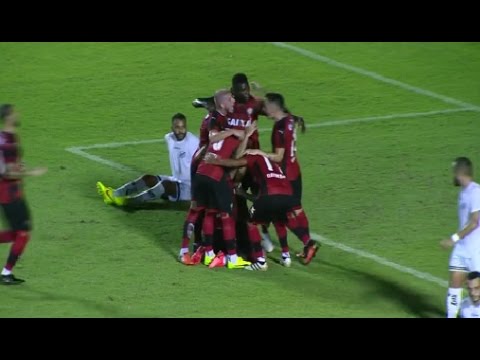 Gols, Vitória 3 x 2 Bragantino - Copa do Brasil - Segunda Fase - 22/02/2017 HD