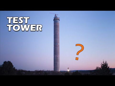 HIGHSPEED Elevator Test Tower Construction - CINEMATIC TIMELAPSE 4K