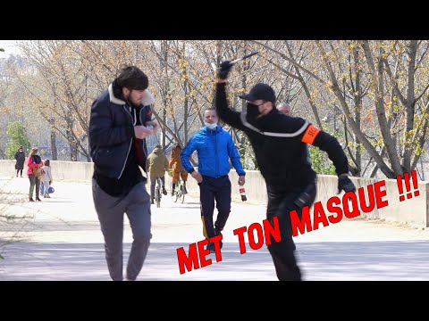 FRAPPER LES GENS SANS MASQUE PRANK ! (camera cachÃ©e) IbraTV