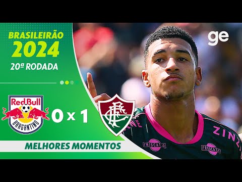 Gols e lances de Red Bull Bragantino x Fluminense