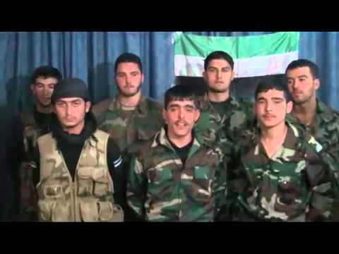 تأمين انشقاق 7 جنود عن قوات النظام من قبل فرقة فاروق القصير اللواء الثالث كتائب 77 في ريف حمص