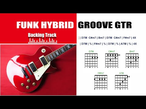 FUNK HYBRID GROOVE - BACKING TRACK IN D LYDIAN