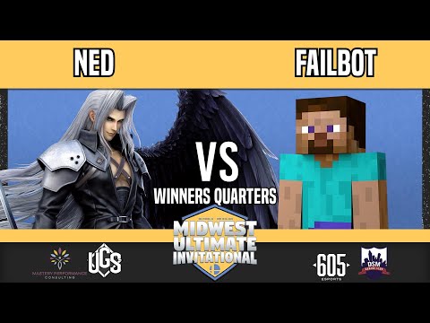 Midwest Ultimate Invitational - Winners Quarters - Ned(Sephiroth) Vs. Failbot(Steve)