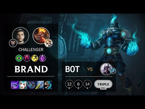Brand Bot vs Syndra - BR Challenger Patch 10.7