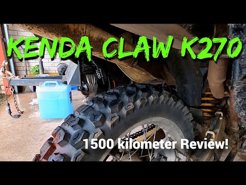 Kenda Claw K270 1500 kilometer Review - DR650