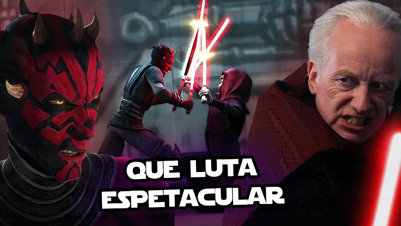 DARTH SIDIOUS VS DARTH MAUL! A luta entre os maiores VILÕES de STAR WARS | STAR WARS