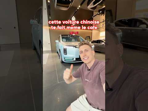 Cette voiture chinoise te fait même le café! Le luxe, jamais vu une voiture avec autant de confort