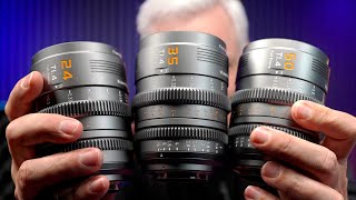 BUDGET Cinema Lenses! Sirui VP-1 24mm, 35mm, 50mm T-1.4 Lens Review
