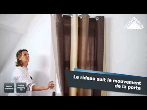 comment installer rideaux sans percer
