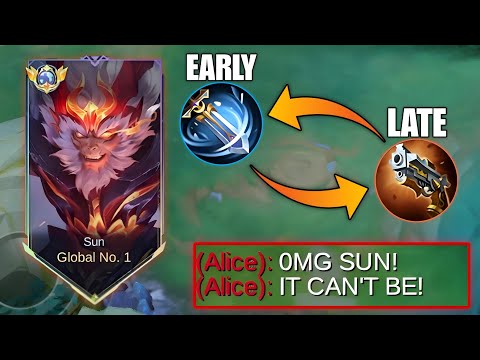 SUN BRUTAL DMG! NEW BROKEN FIRST ITEM FOR EARLY & LATE GAME DAMAGE HACK | MLBB