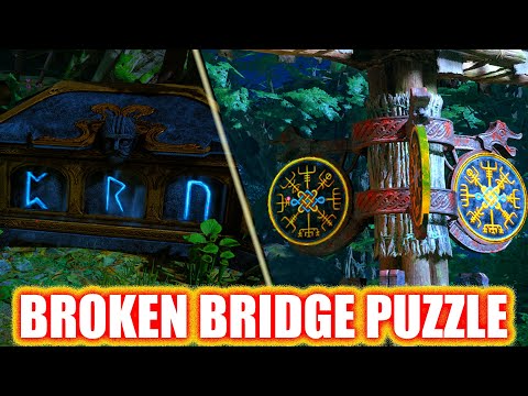 Broken Bridge Nornir Puzzle Chest - Abandoned Village, Vanaheim - God of War Ragnarok Easy Guide