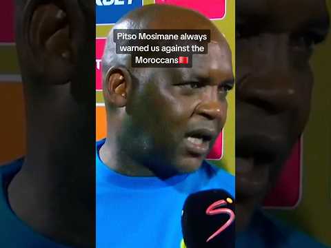 South African Coach, Pitso Mosimane, 8 Years Ago On Moroccans🇲🇦🤯💀 #afcon2026 #final #morocco