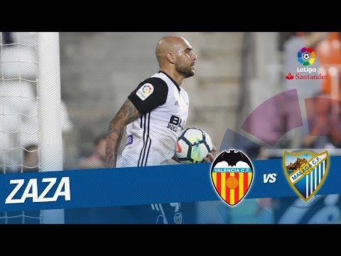 El hat-trick de Zaza en el Valencia CF vs Málaga CF (5-0)