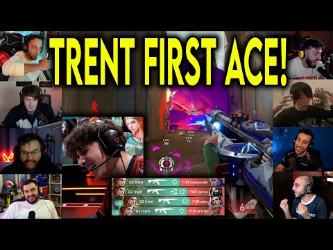 Valorant Streamers Reacts To G2 Trent CRAZY FIRST ACE Against FURIA In VCT