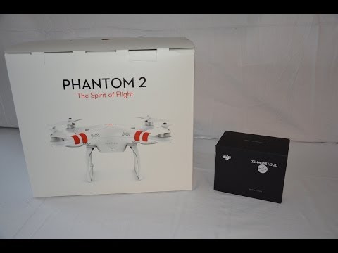 Dji Phantom 2 + H3-2D gimbal - Unboxing + Assembly!