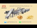 GELGOOG Automatic Frozen French Fries Production Line Frozen Potato Making Machine 3D Video