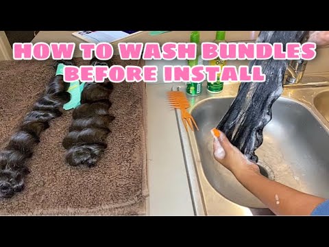 How To Wash & Prep Bundles Before Install | Ft.