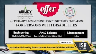 Inclusive University Education for Persons With Disabilities