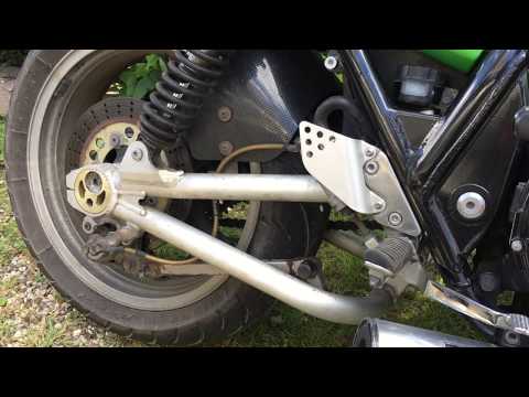 Kawasaki ZRX 1100 Transformation part 2 Kerker k&n pod filters dyno