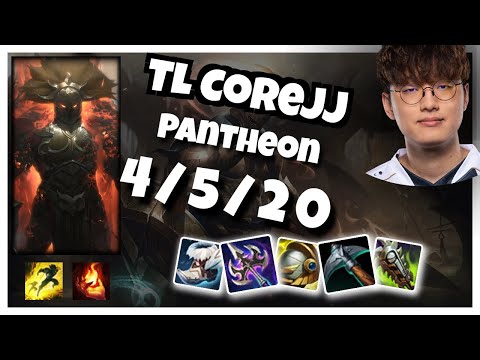 Pantheon vs Seraphine TL CoreJJ SUPPORT (4/5/20) - v11.2