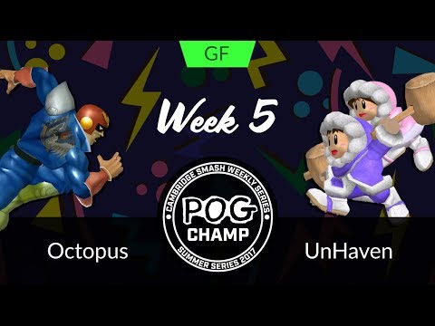 Pog Champ Summer Series #5 Melee - GF - Octopus (Captain Falcon) vs UnHaven (Ice Climbers)
