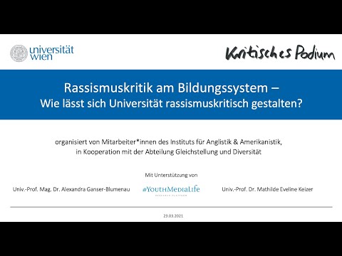 Rassismuskritik am Bildungssystem - Wie lässt sich Universität rassismuskritisch gestalten?