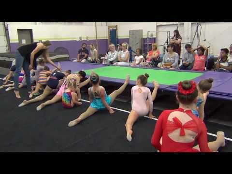 Triangle rhythmic gymnastics in-house competition