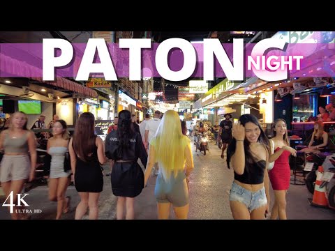 【4K】Phuket 2023 Patong Beach  Evening Walk Amazing Thai Mood!