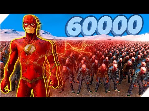 60000 ЗОМБИ против ФЛЕША - Игра Ultimate Epic Battle Simulator.