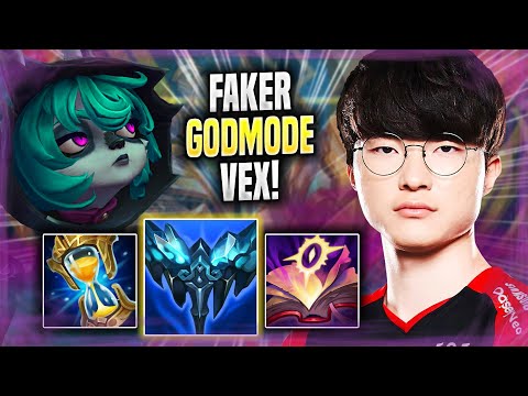 FAKER LITERALLY GOD MODE WITH VEX! - T1 Faker Plays Vex MID vs Twisted Fate! | Season 2022