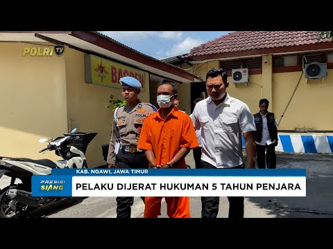 POLRES NGAWI BERHASIL AMANKAN PELAKU CURANMOR